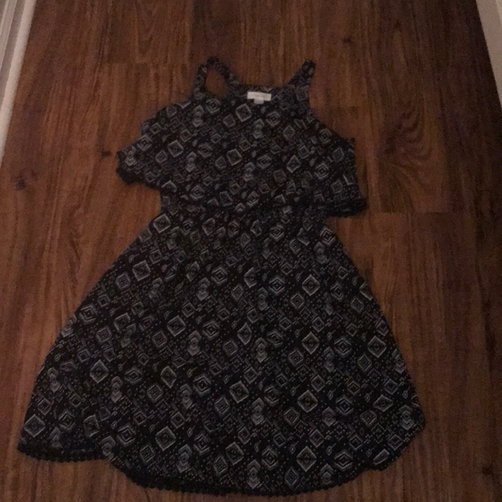 Xhilaration: ruffled detailed dress; 2” straps